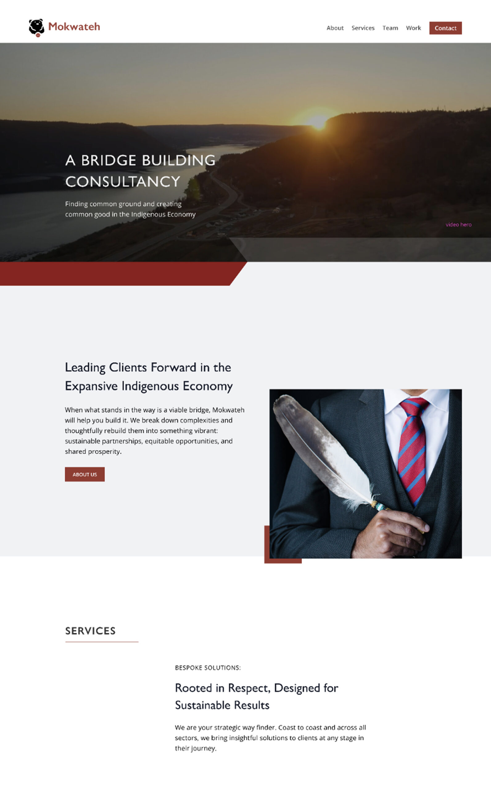 Indigenous consultants home page