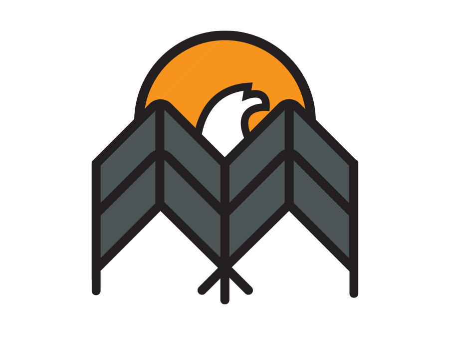 Eagle roofline logo