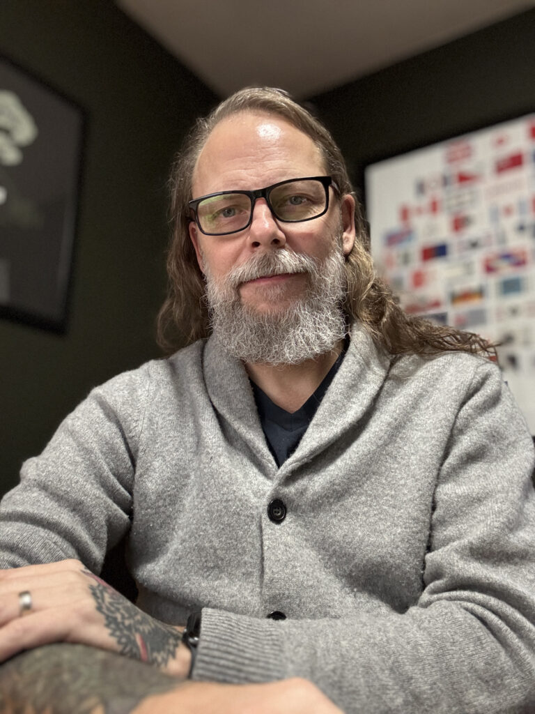 Man sitting in office