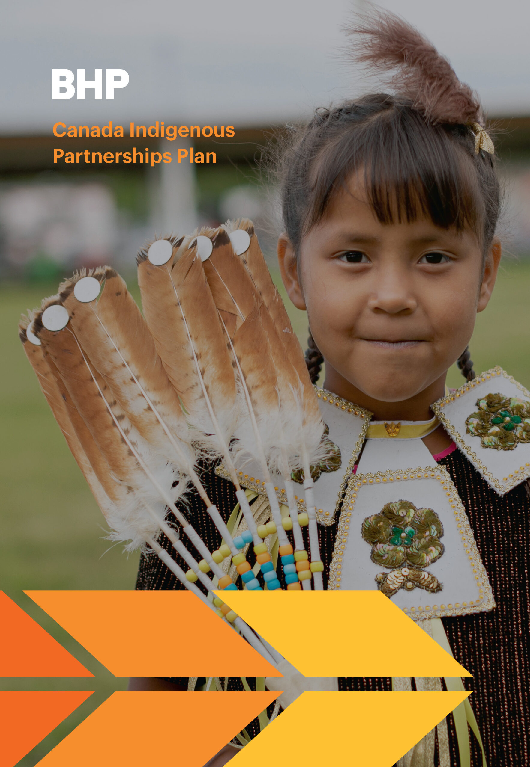 report cover with smiling Indigenous girl